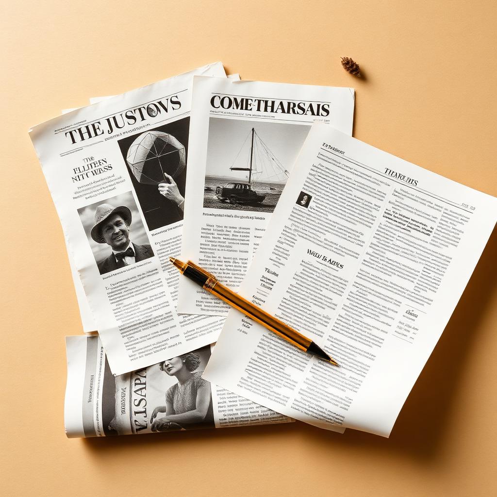 Press clippings and feature articles